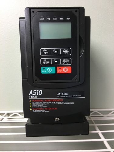 Used TECO VARIABLE FREQUENCY DRIVE A510-4003-C3 3HP