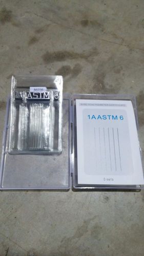 WIRE TYPE PENETRAMETER SET &#034;A&#034; ((SET OF 5)), GROUP A MATERIALS, STAINLESS STEEL.