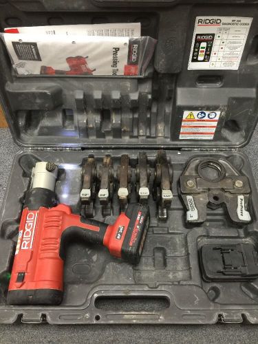 Ridgid RP340 With Cordless Two Battery Charger 1/2 Inch To 2 Inch Jaws