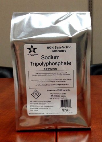 Sodium Tripolyphosphate 5 Lb Pack FREE SHIPPING