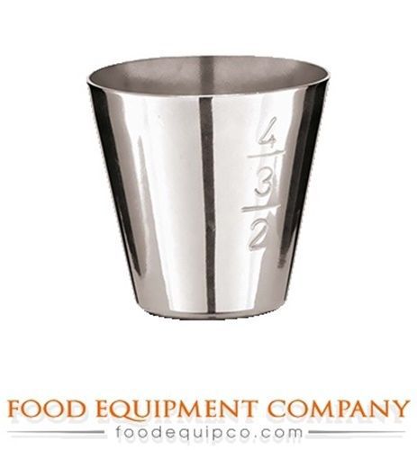 Paderno 41604-00 Cocktail Measuring Cup .75 oz. x 1.5 oz. stainless steel