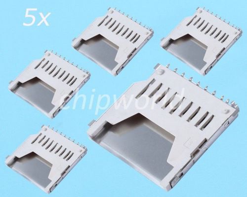 5pcs SD Card Slot SD Card Socket Outlet For Arduino ARM MCU Read And Write