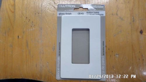 Lutron cw-1-la design wallplate light almond single gang gloss claro for sale
