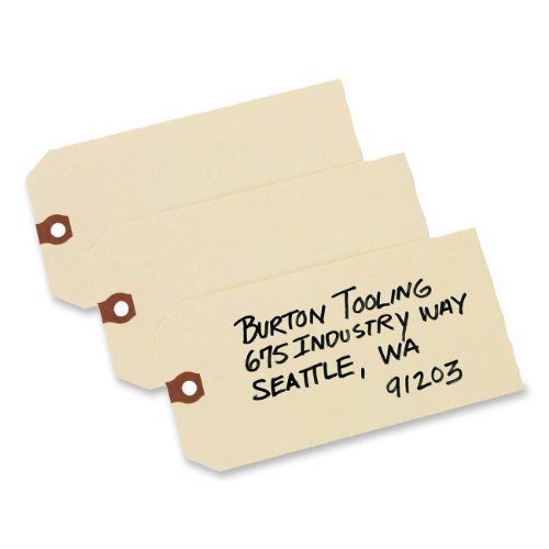 Avery Manila &#034;G&#034; Shipping Tags, Unstrung, Pack of 1000, 6.25 x 3.125 Inches