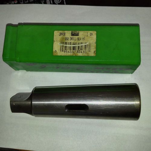 Jacobs chuck 30430  series 600 morse taper drill sleeve, 6-1/8&#034; length for sale