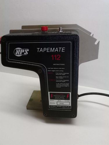 NPS National Package Sealing NPS Tapemate 112 Commercial Tape Dispenser USED