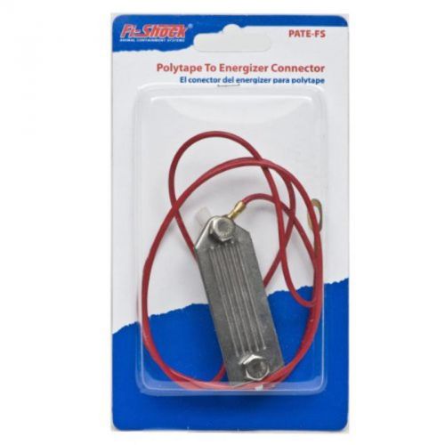Polytape To Energizer Connector, For Use With Electric Fence Fi-Shock Inc