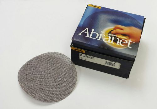 Mirka 9a-241-100 abranet 6&#034; mesh grip sanding discs 100 grit box of 50 for sale
