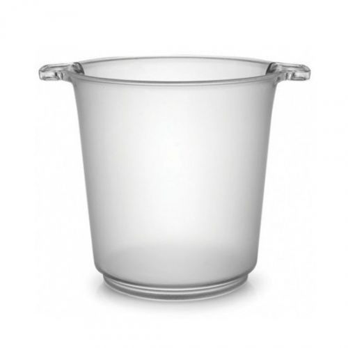 Fineline Settings 3403, 1 Gallon Platter Pleasers Clear Plastic Ice Buckets, 6-P
