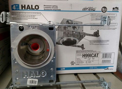 Halo h99icat 4&#034; housing ic air-tite shallow ceiling 120v line voltage for sale