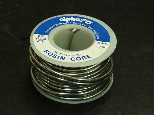 Alfafry 8 oz rosin core solder AM 21406