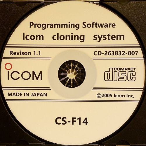 ICOM CS-F14 for Icom IC-F14 &amp; IC-F24 Series Radios