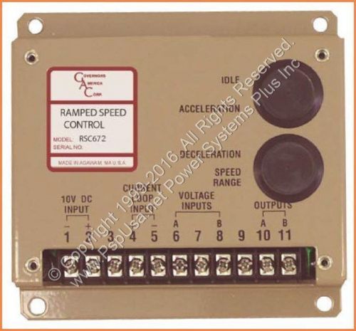 GAC RSC Series RSC672 Governors America Corp Speed Ramping Control Module Ramp