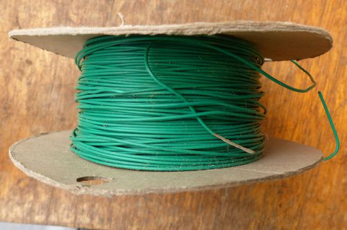 Silver Plated Copper PTFE Wire Cable 20AWG 1MM Green HQ 6 meters