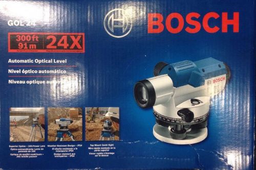 Bosch GOL.24 300 ft. 24X 91mm Automatic Optical Level Brand New In the Box