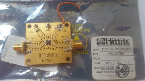 Hittite HMC287MS8 EVB +4pcs of LOW NOISE AMPLIFIER with AGC, 2.3 - 2.5 GHz