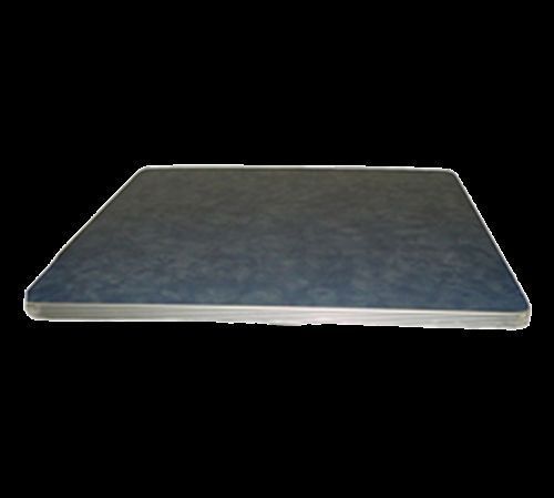 AAA Furniture TT3042-ALU Table Top rectangle 30&#034; x 42&#034; chrome T-mold edge