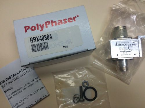 NEW- Polyphaser Bulkhead Arrestor #IS-B50LN-C2-MA