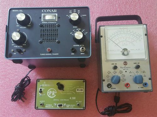 LOT OF MISCELLANEOUS ELECTRICAL TEST EQUIPMENT / METERS
