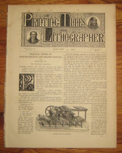 1878 The Printing Times and Lithographer Magazine