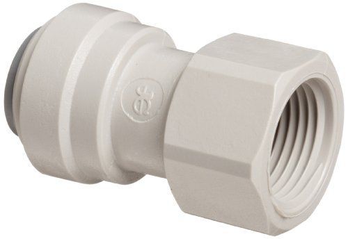 John guest acetal copolymer tube fitting, flat end adaptor, 3/8&#034; tube od x 3/8&#034; for sale