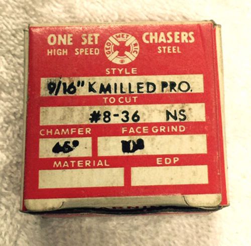 NEW Geometric #8-36 Chasers for 9/16&#034; K Die Head