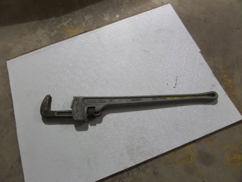 Ridgid  36&#034; Aluminum Straight Handle Pipe Wrench