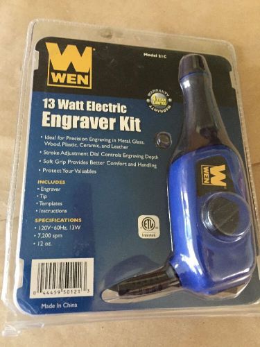 Wen 13 watt Electric Engraver Kit Model 21C