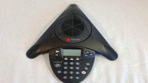 Polycom soundstation 2 conference phone 2201-16000-001 main unit only for sale