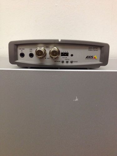 Axis 241SA Video Server – One-channel Video Server Two-way Audio Support