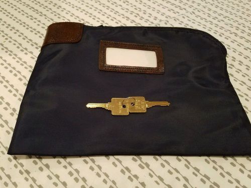 Bank grade locking money bag