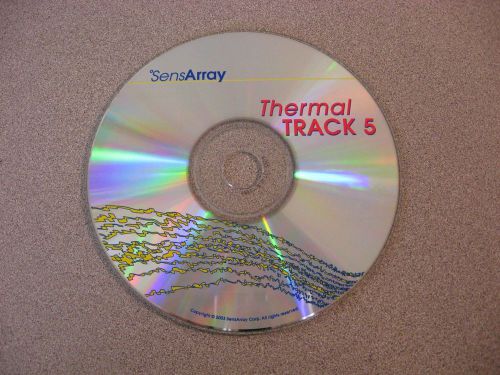 SensArray Thermal Track 5 CD, User Manual, Drivers, 2003, Loads with Windows 7