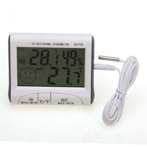 Digital MINI LCD Indoor Thermometer Hygrometer Humidity Hygrometer Meter C/F