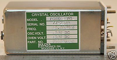 HP0960-0150/Bulova PCOXO-HP01 Crystal Oscillator 10 MHz