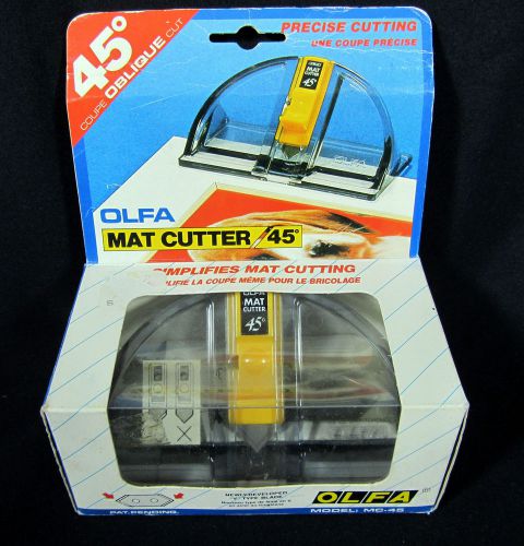 OLFA Mat Cutter 45 degrees MC-45 Precise Cutting with 5 extra Blades