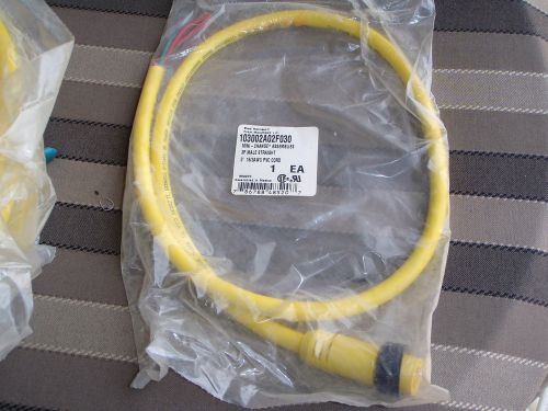 Brad harrison 103002a02f030 3 pole male cordset straight connectors for sale