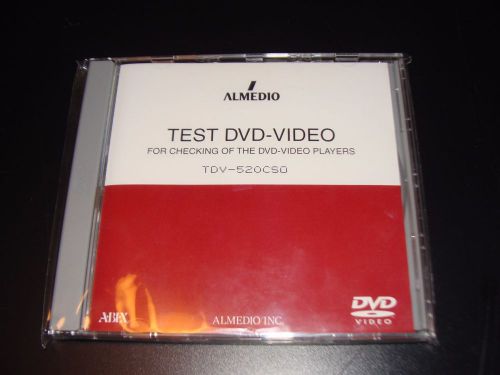 Almedio TDV-520CSO Test DVD-Video Sony part # J-2501-236-A use with DVP-CX995V