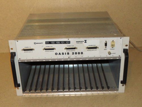 ENDEVCO MEGGITT OASIS #4990A MULTI RACK CHASSIS for 400 SERIES SIGNAL CARDS (A1)