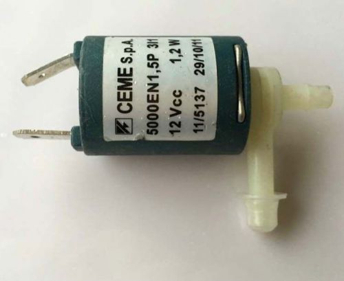 Small Electric Solenoid Valve CEME 12V DC for Gas Water Air N/C normally closed