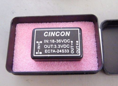 CINCON DC to DC IN18-36 OUT 3.3VDC EC7A-24S33