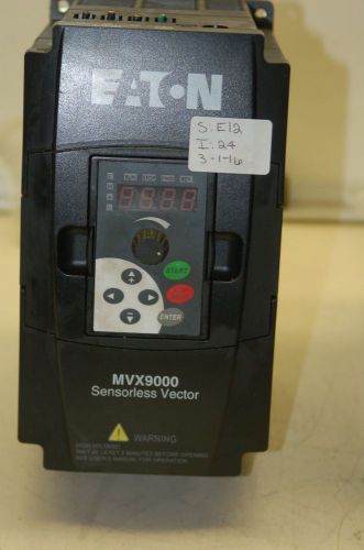 USED PULLOFF EATON MVX9000 SENSORLESS VECTOR DRIVE MVX005A0-2