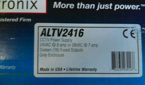 Altronix ALTV2416 CCTV POWER SUPPLY