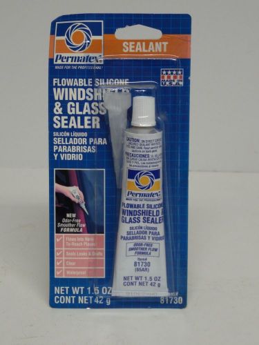 Permatex 81730 Flowable Silicone Windshield and Glass Sealer, 1.5 oz. [1.5 Ounce