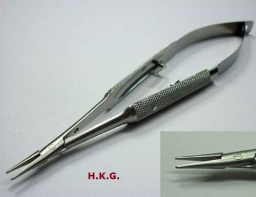 65-573, barraquer needle holder straight 14.0 cm with lock 140mm ophthalmology. for sale