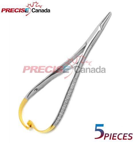 SET OF 5 T/C MATHIEU NEEDLE HOLDER 6.5&#034; EXCELLENT QUALITY