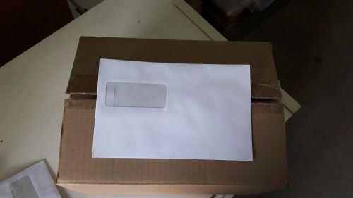 envelope (9 x 5 11/16 ) blanc fenetre 500/box