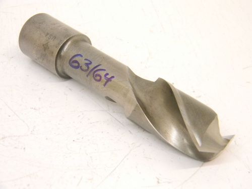 USED CLEVELAND HSS SPOTTING DRILL STRAIGHT SHANK 63/64 (.9844)