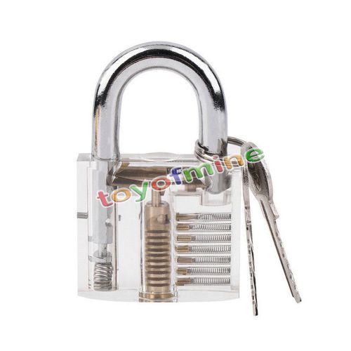 Pick cutaway visable padlock lock locksmith practice training skill set new jew for sale