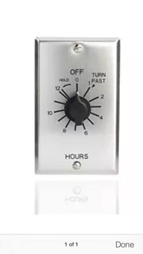 Tork c512hh - 12 hour commercial style springwound auto off in-wall timer with h for sale