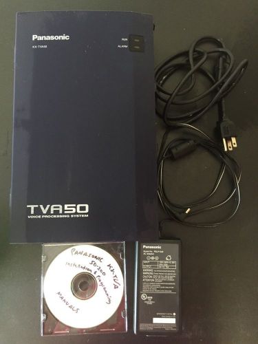 PANASONIC KX-TVA50 TVA50 VOICE PROCESSING SYSTEM WITH POWER ADAPTER VOICEMAIL